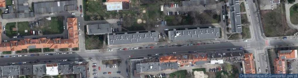 Zdjęcie satelitarne Kośnego Augustyna ul.