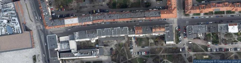 Zdjęcie satelitarne Kośnego Augustyna ul.
