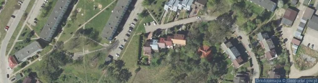 Zdjęcie satelitarne Komisji Edukacji Narodowej ul.