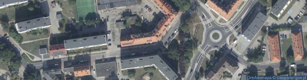 Zdjęcie satelitarne Komuny Paryskiej ul.