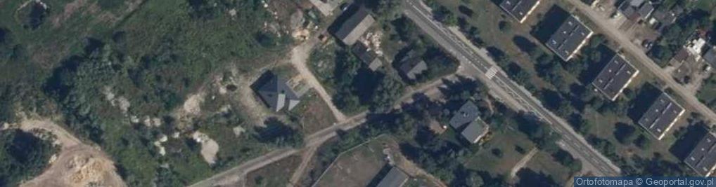 Zdjęcie satelitarne Kolonia Pod Lasem ul.
