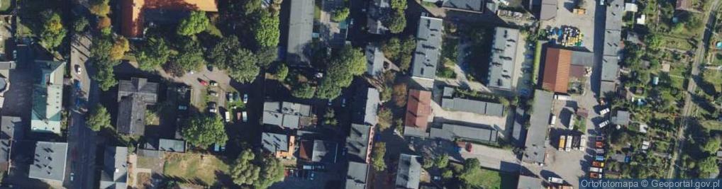 Zdjęcie satelitarne Komuny Paryskiej ul.