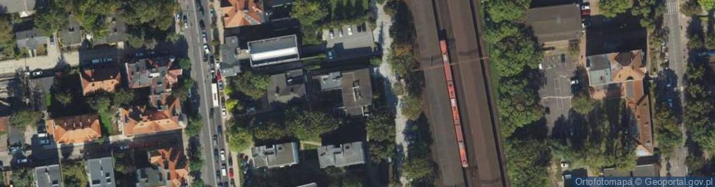 Zdjęcie satelitarne Kolejowa ul.