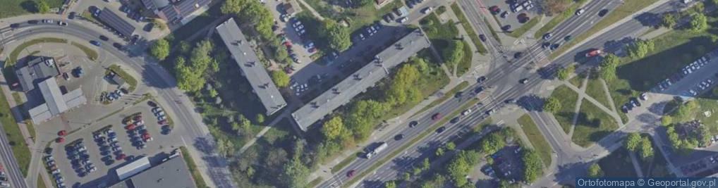 Zdjęcie satelitarne Komisji Edukacji Narodowej ul.