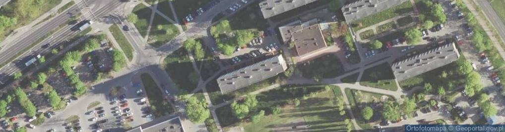 Zdjęcie satelitarne Komisji Edukacji Narodowej ul.