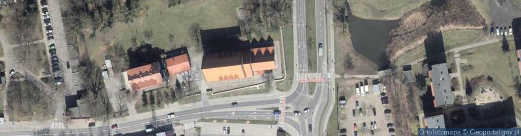 Zdjęcie satelitarne Kolorowych Domów ul.
