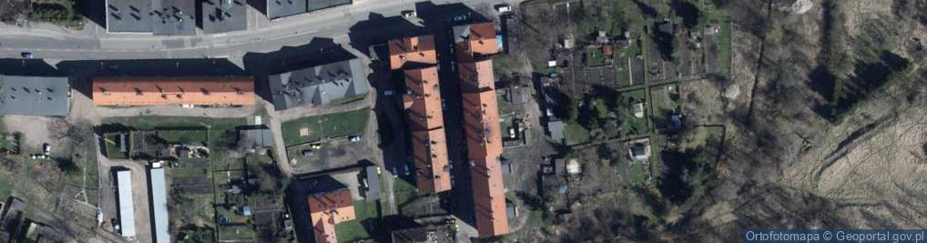 Zdjęcie satelitarne Kolejarska ul.