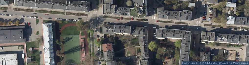 Zdjęcie satelitarne Kobielska ul.