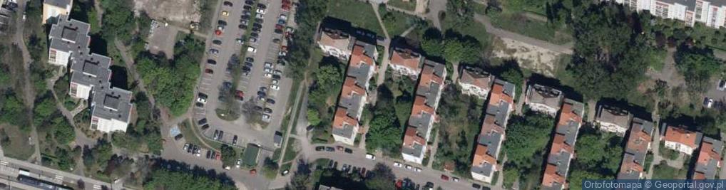 Zdjęcie satelitarne Komorowska ul.