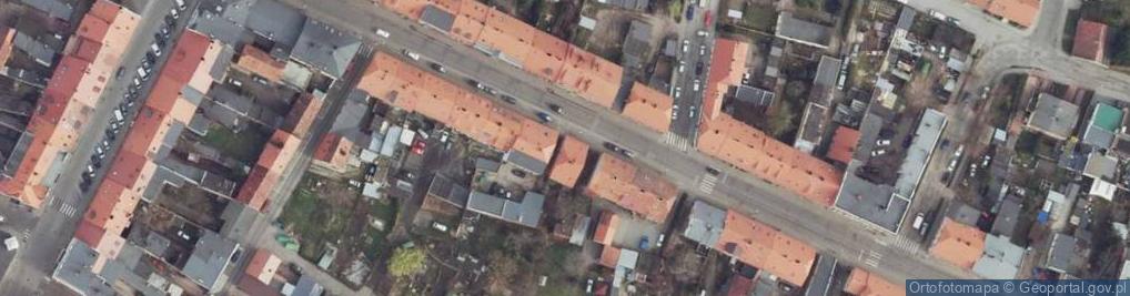 Zdjęcie satelitarne Kostki, ks. ul.