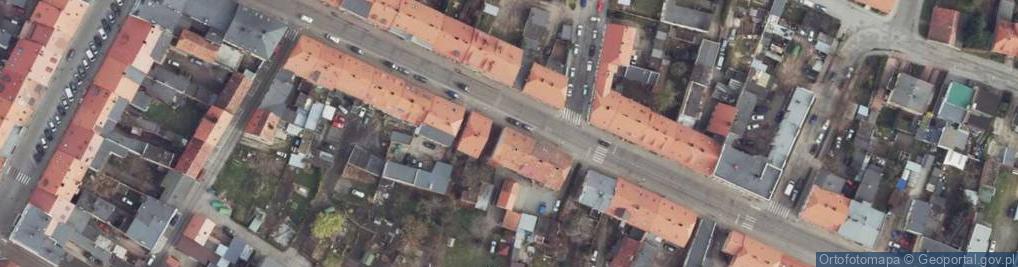 Zdjęcie satelitarne Kostki, ks. ul.