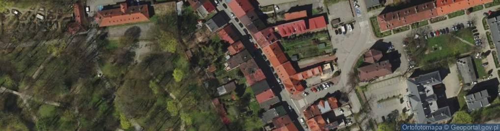 Zdjęcie satelitarne Komorowskich ul.