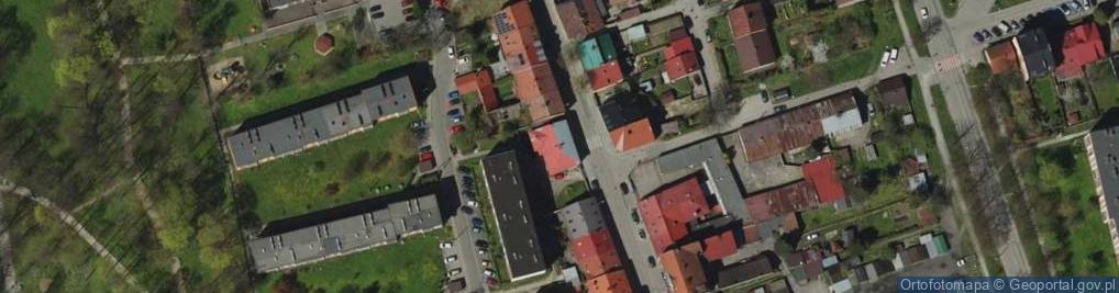 Zdjęcie satelitarne Komorowskich ul.