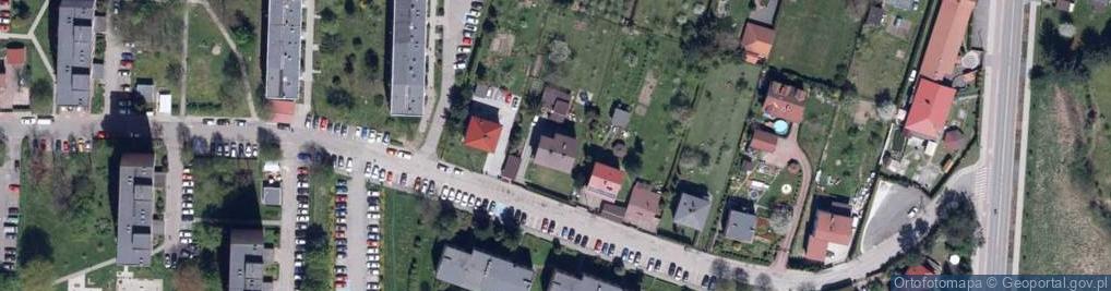Zdjęcie satelitarne Krzanowskiego Andrzeja ul.