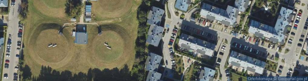 Zdjęcie satelitarne Królewskie Wzgórze ul.