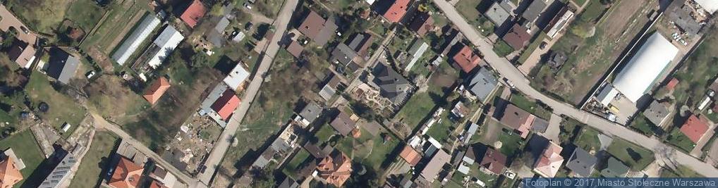 Zdjęcie satelitarne Krzywa ul.