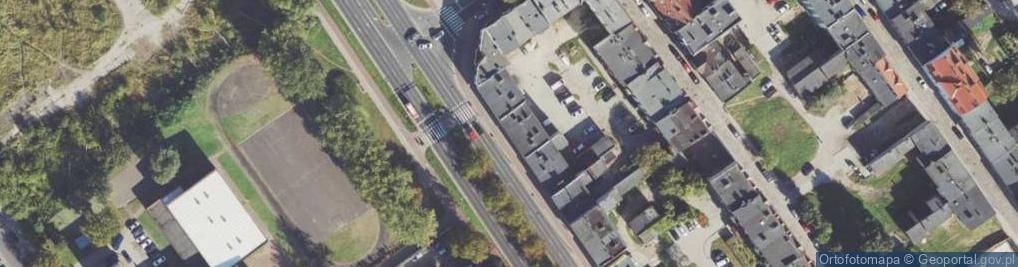 Zdjęcie satelitarne Krakusa i Wandy ul.