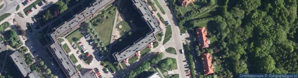Zdjęcie satelitarne Krzyżanowskiego Juliana ul.