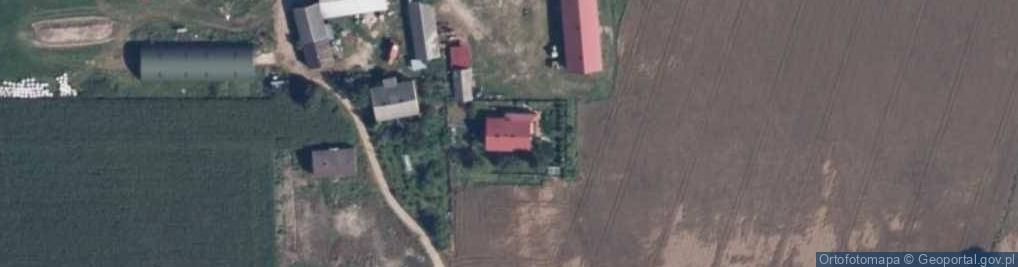Zdjęcie satelitarne Krajewice Duże ul.