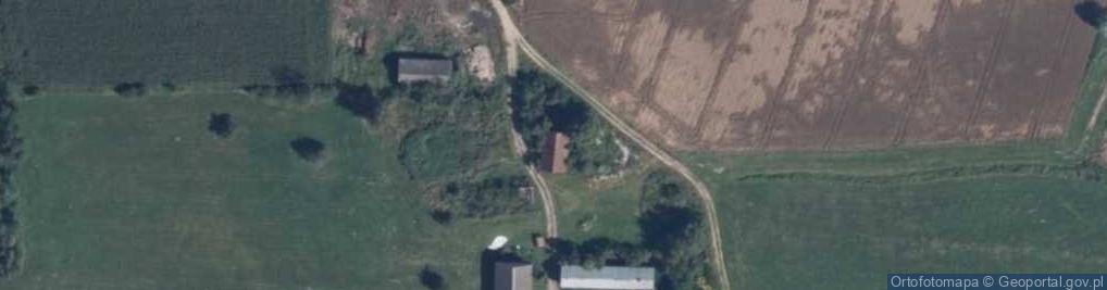 Zdjęcie satelitarne Krajewice Duże ul.