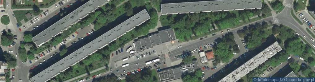 Zdjęcie satelitarne Krowoderskich Zuchów ul.