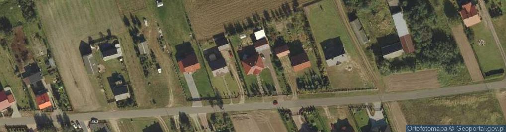 Zdjęcie satelitarne Kramsk-Łęgi ul.