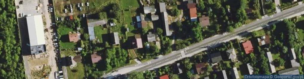 Zdjęcie satelitarne Krze Duże ul.