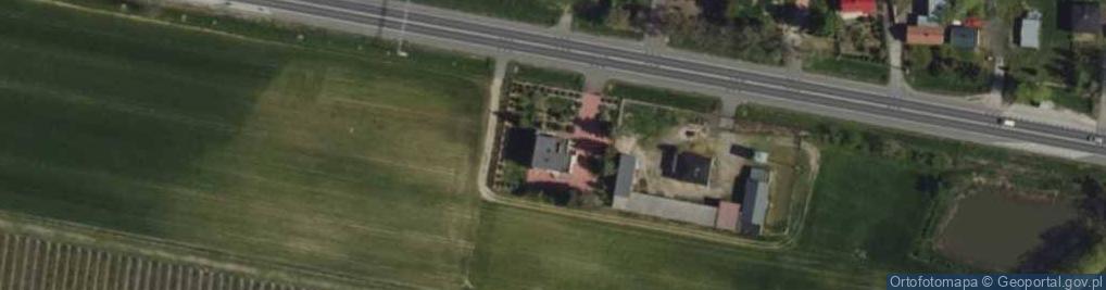 Zdjęcie satelitarne Krzesin-Parcela ul.