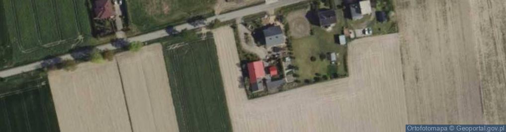Zdjęcie satelitarne Krzesin-Parcela ul.