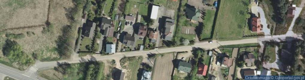 Zdjęcie satelitarne Krzywe ul.