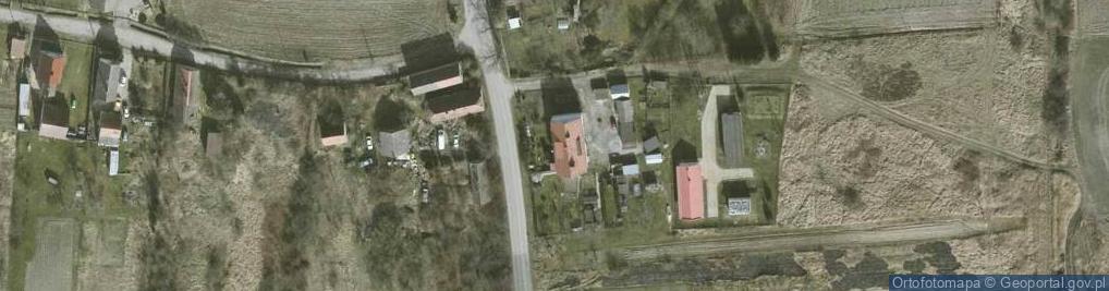 Zdjęcie satelitarne Krzywina ul.
