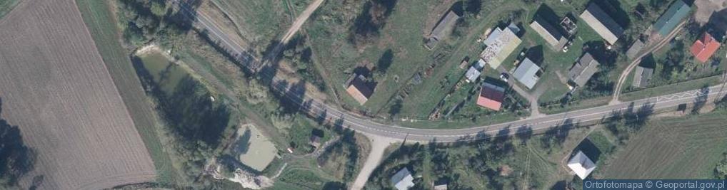 Zdjęcie satelitarne Krzywowierzba ul.