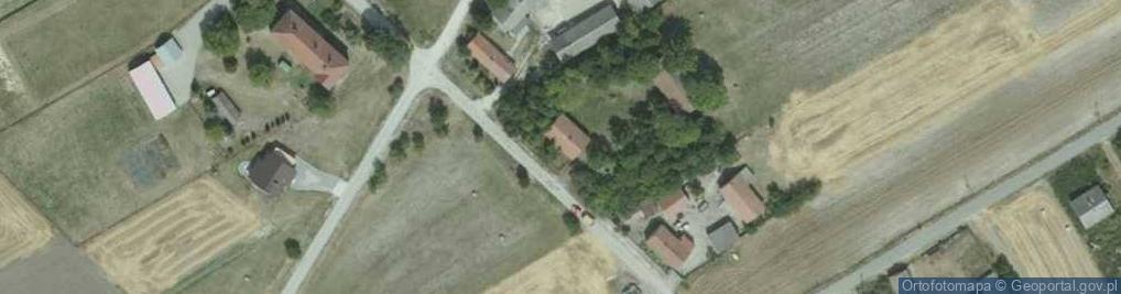 Zdjęcie satelitarne Krzyżanowice Średnie ul.