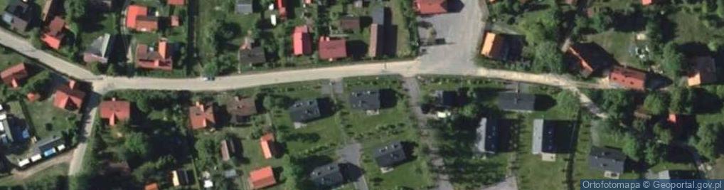 Zdjęcie satelitarne Krzyże ul.