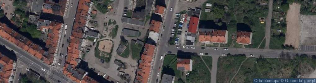 Zdjęcie satelitarne Króla Kazimierza Wielkiego ul.