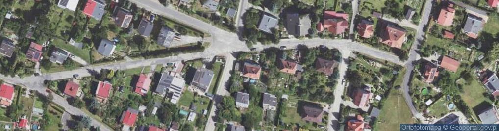 Zdjęcie satelitarne Krzywa ul.