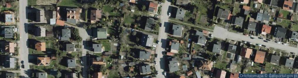 Zdjęcie satelitarne Krzywa ul.