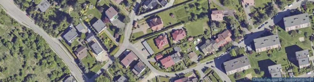 Zdjęcie satelitarne Krzywa ul.