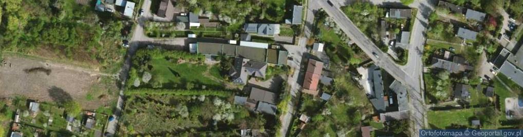Zdjęcie satelitarne Krzywa ul.