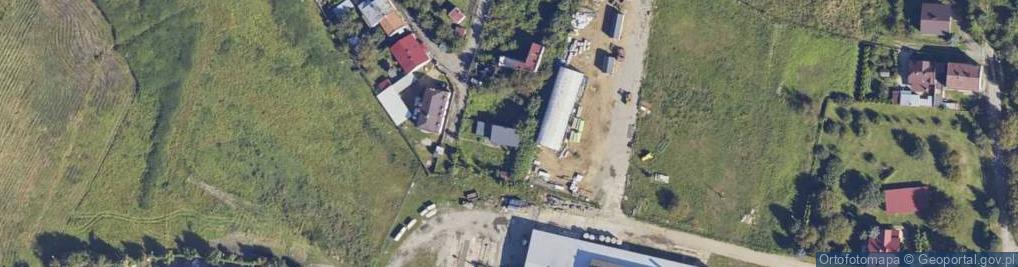 Zdjęcie satelitarne Krzywa ul.