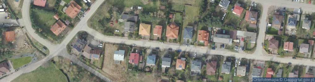 Zdjęcie satelitarne Krzywa ul.