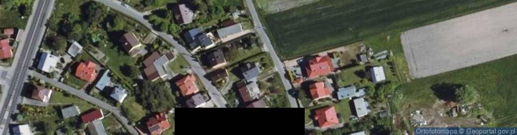 Zdjęcie satelitarne Krzywa ul.