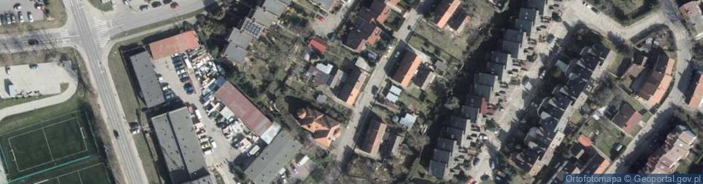 Zdjęcie satelitarne Krańcowa ul.