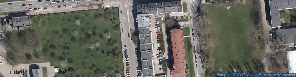 Zdjęcie satelitarne Krzyżanowskiego Seweryna ul.