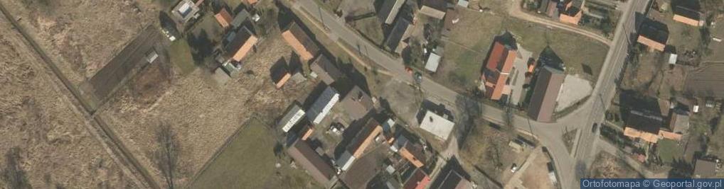 Zdjęcie satelitarne Krzywy Wołów ul.