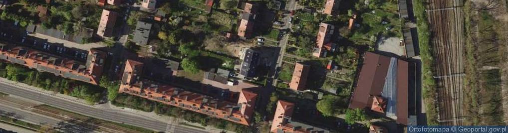 Zdjęcie satelitarne Kreślarska ul.