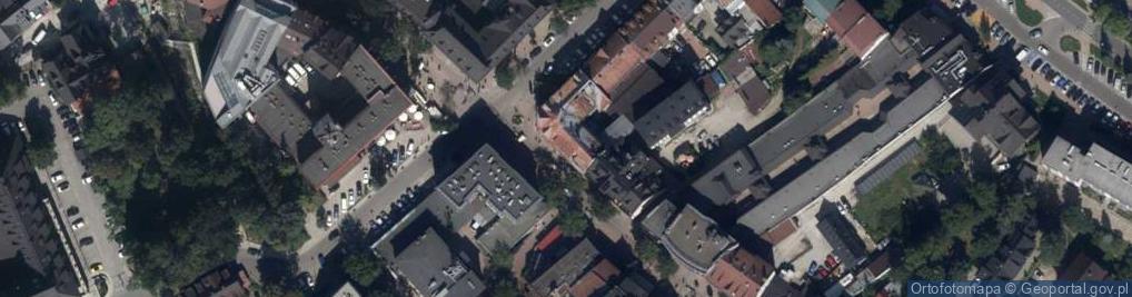 Zdjęcie satelitarne Krupówki ul.
