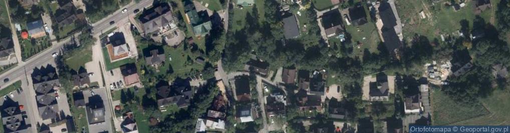 Zdjęcie satelitarne Krzeptówki ul.