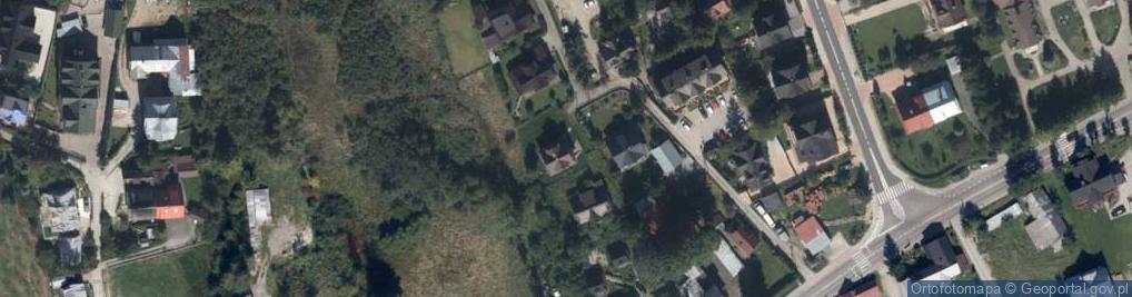 Zdjęcie satelitarne Krzeptówki Boczne ul.