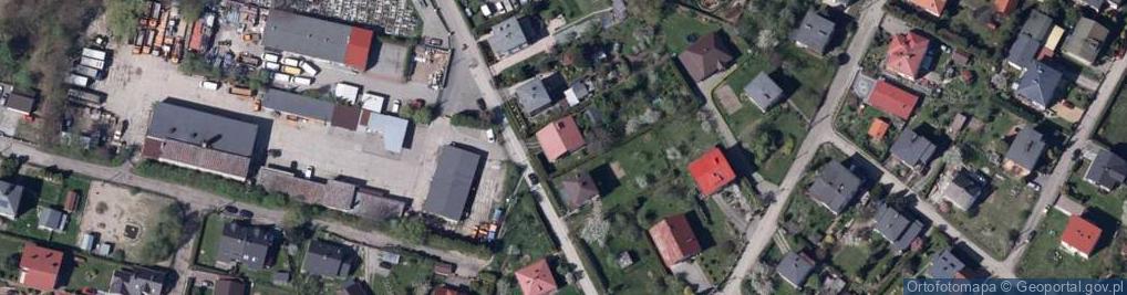 Zdjęcie satelitarne Księży Las ul.